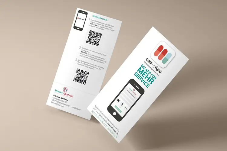Simssee Apotheke Flyer CallmyApo